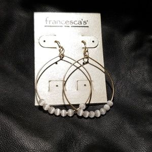 Francesca's Gold  Dangle Earrings